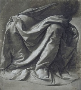 Da Vinci, 'Drapery of a Seated Figure', 1470